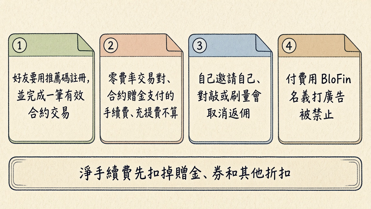 BloFin返佣計劃詳解：推薦獎勵、資格及注意事項